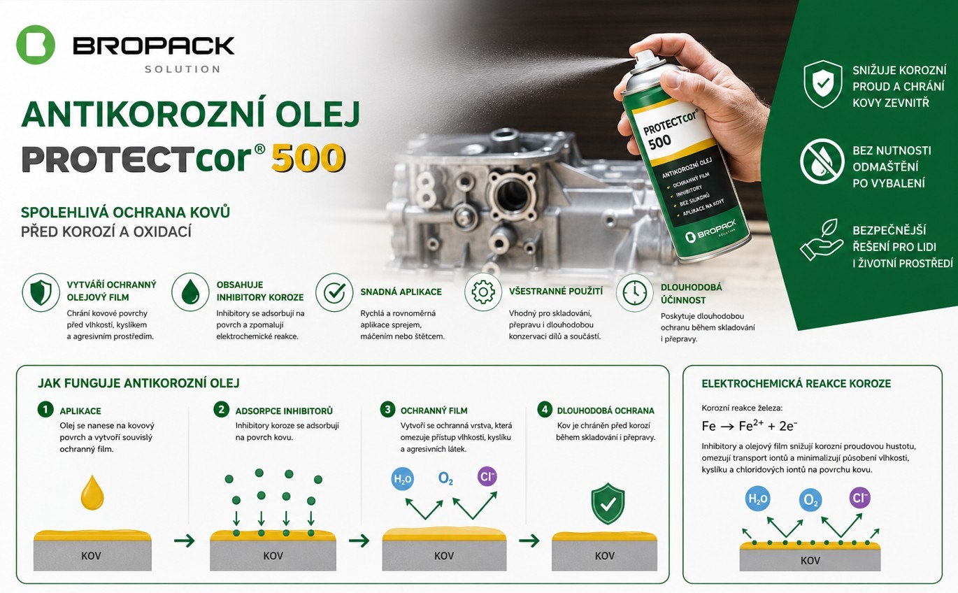 Jak funguje antikorozní olej PROTECTcor®