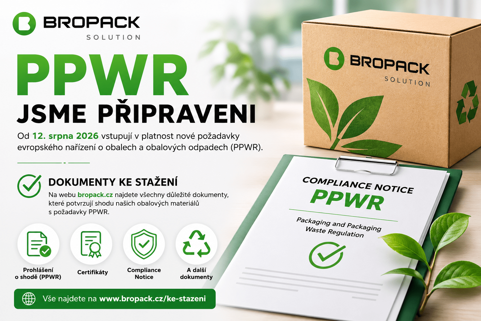 PPWR: Dokumenty ke stažení na Bropack.cz